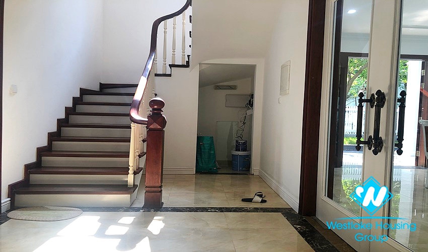 Beautiful new villa with full new equipments for rent in Ciputra, Tay Ho